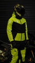 Ride Rich Regency V2 Flow Mesh Armoured GP Softshell Motorcycle Jacket - Yellow